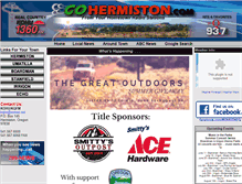 Tablet Screenshot of gohermiston.com